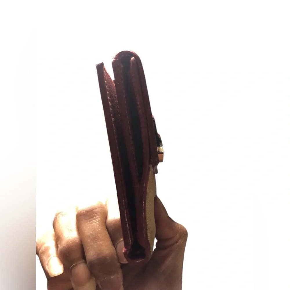 Gucci Monogram Princy Compact French Flap Wallet W/COA - Picture 4 of 9